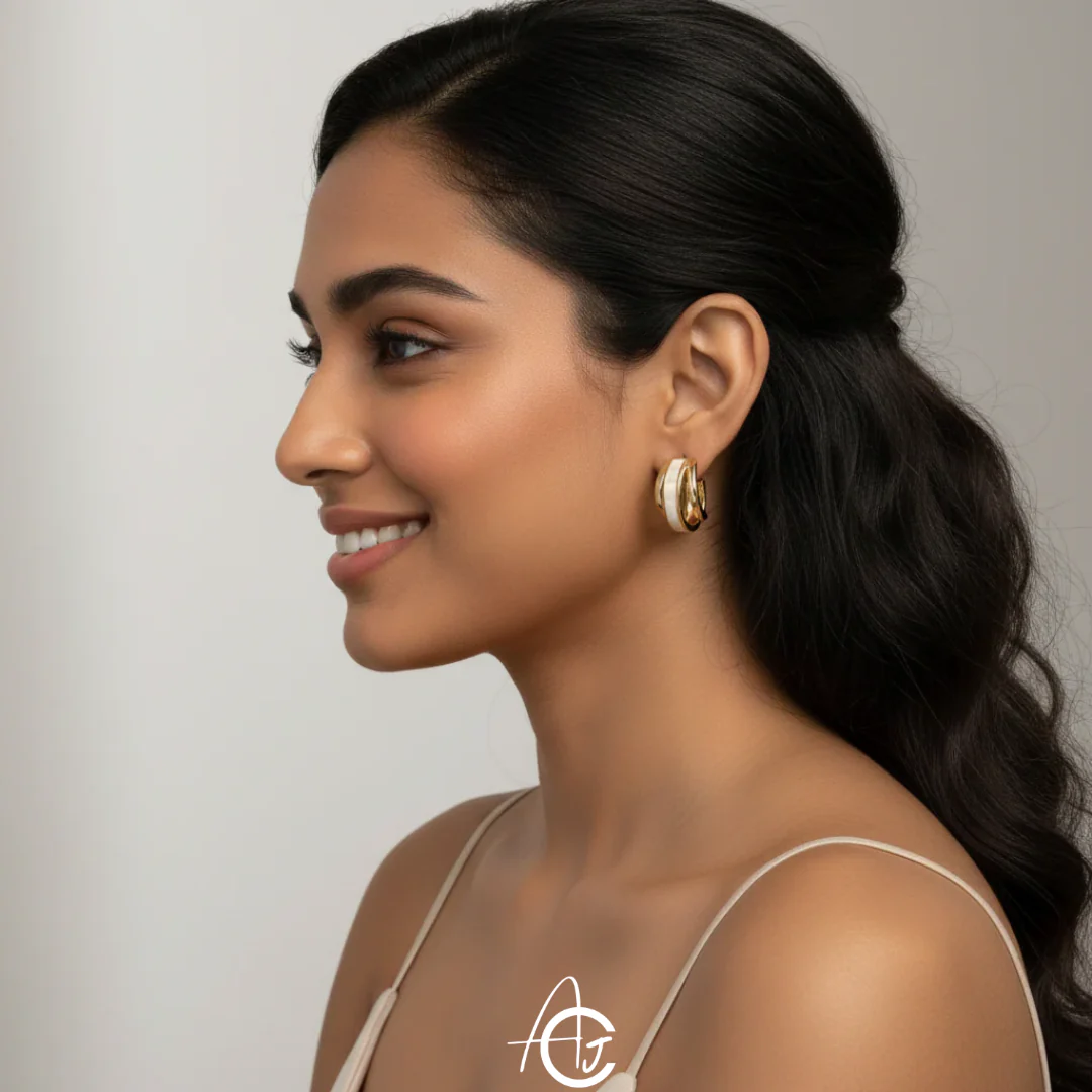 Bling Minimal Earrings - Image 2