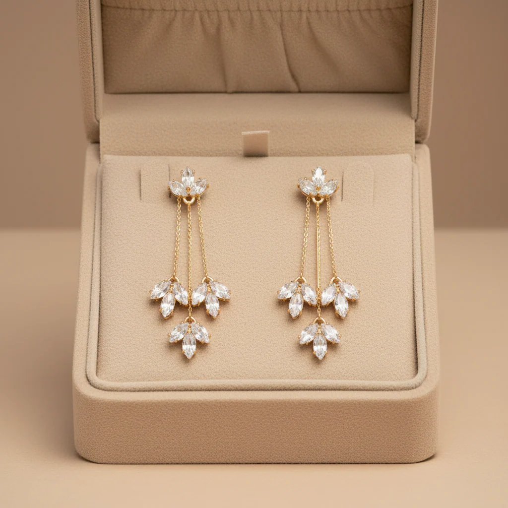 Bling Statement Earrings - Image 3