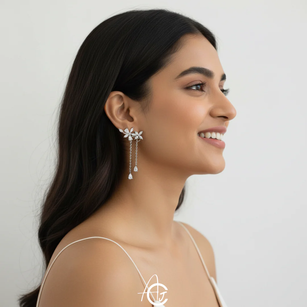 Bling Statement Earrings - Image 2