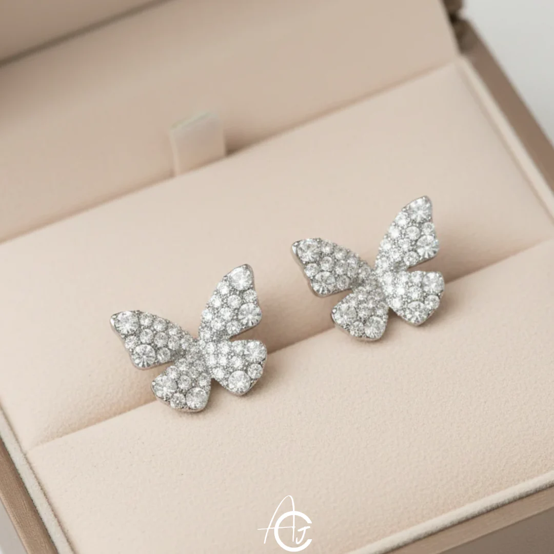 Butterfly Studs Earrings - Image 3