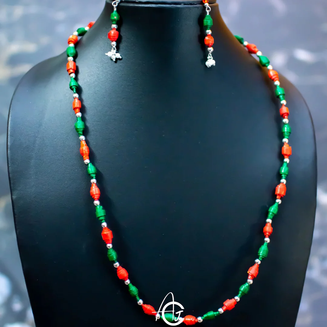 Beads Necklace Set : Handmade - Image 5