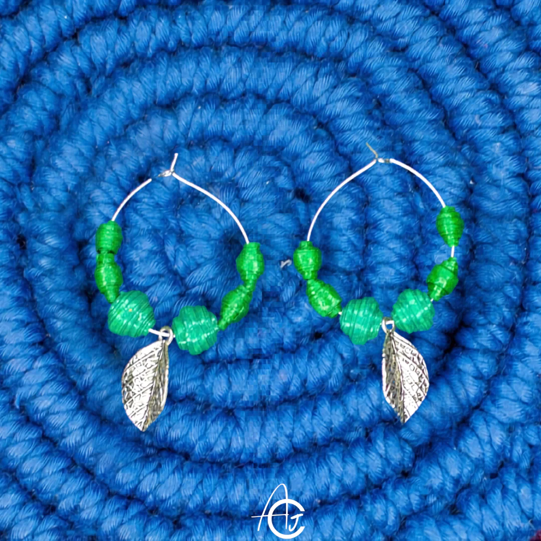 Statement Earrings, Handpainted : Handmade - Image 6
