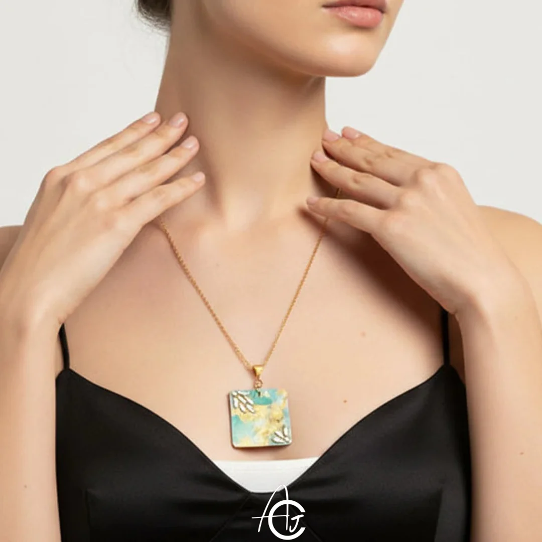 Fluid Necklace Set : Handmade - Image 4