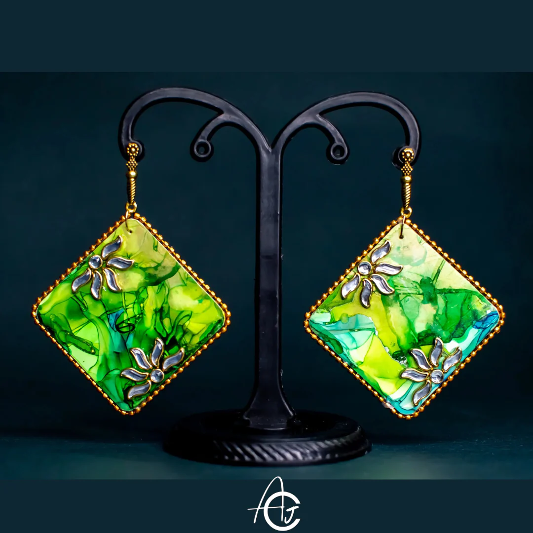 Fluid Earrings : Handmade - Image 3