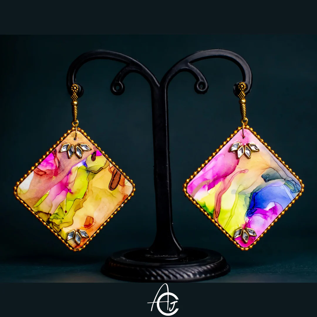 Fluid Earrings : Handmade - Image 2