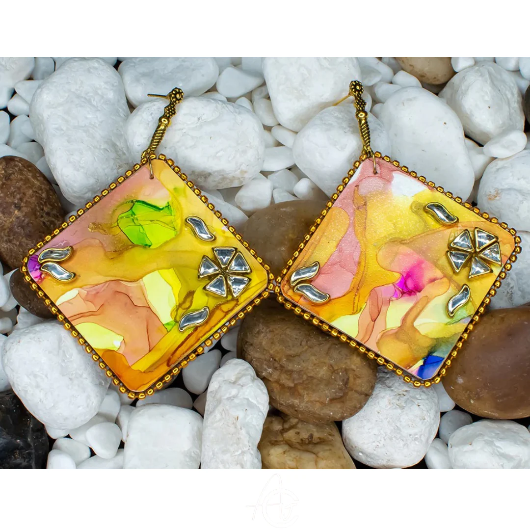 Fluid Earrings : Handmade - Image 5