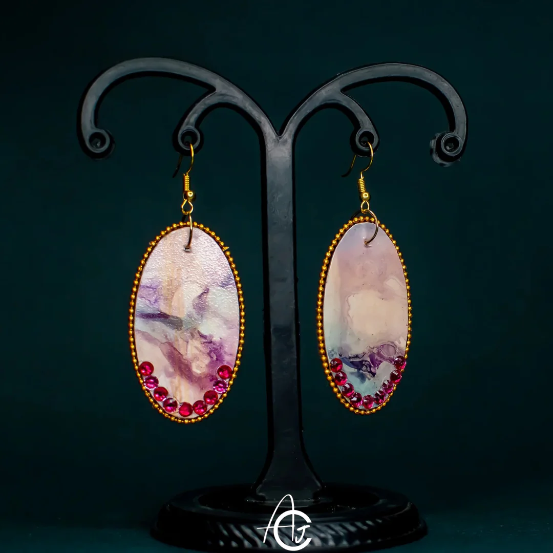 Fluid Earrings : Handmade - Image 4