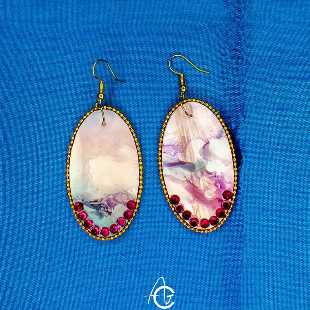 Fluid Earrings : Handmade - Image 5