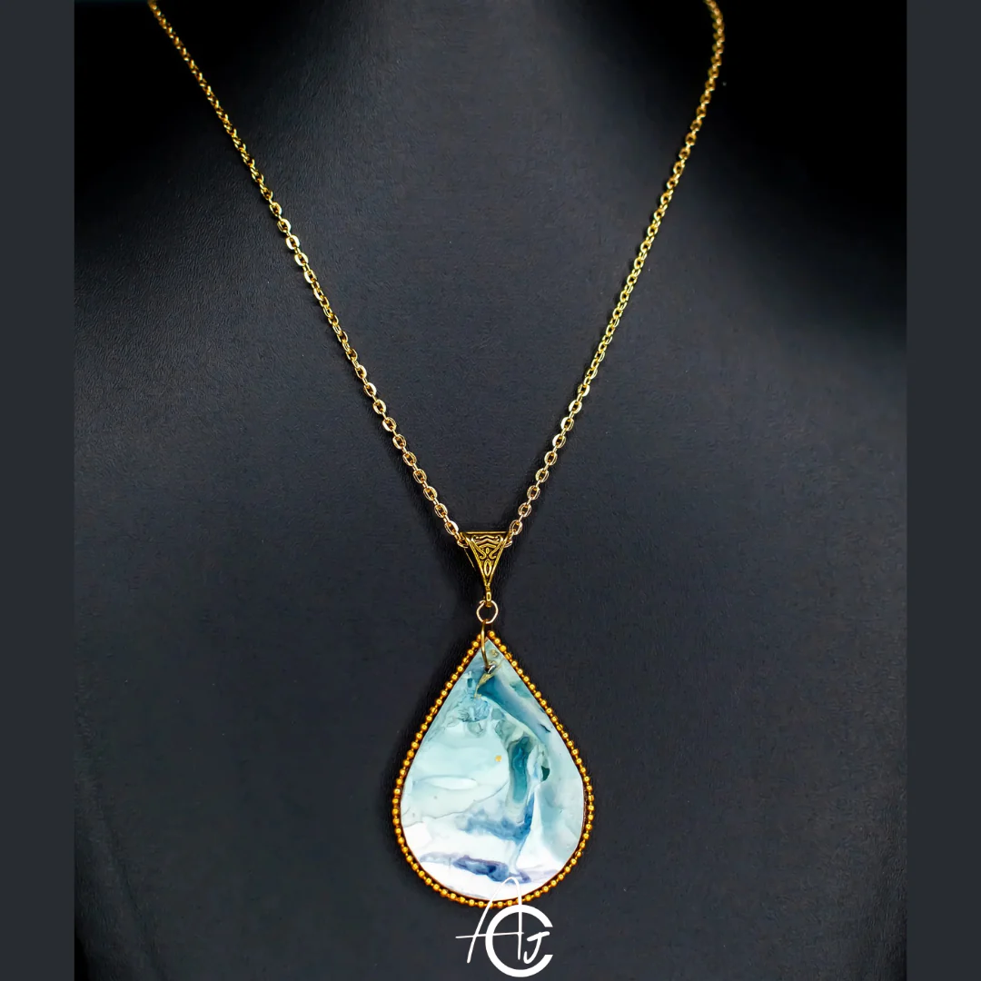 Fluid Necklace : Handmade - Image 4