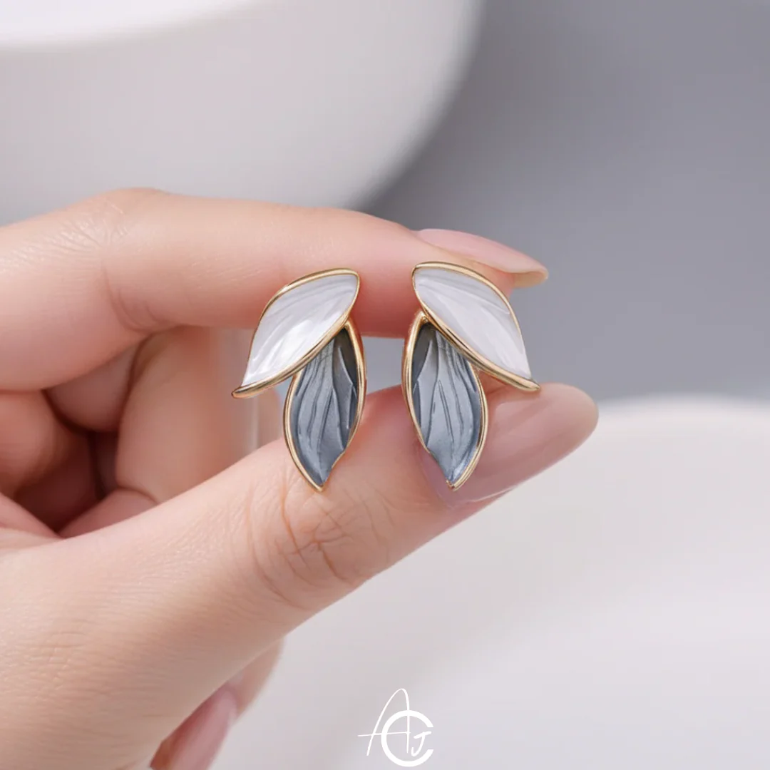 Leafy Stud Earrings