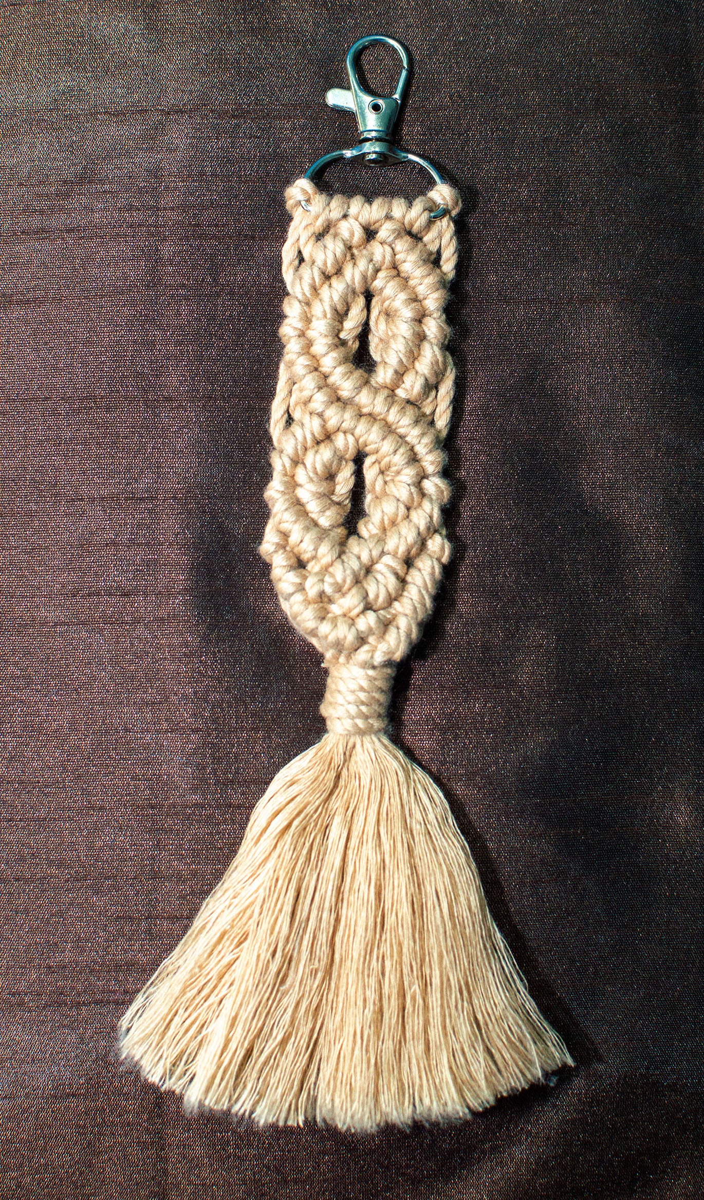 Macrame Keychain / Bag Jewellery : Handmade - Image 3