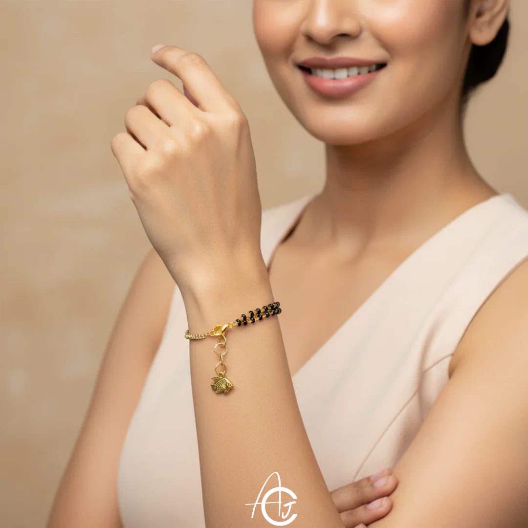 Reena Mangalsutra Bracelet : Handmade - Image 5