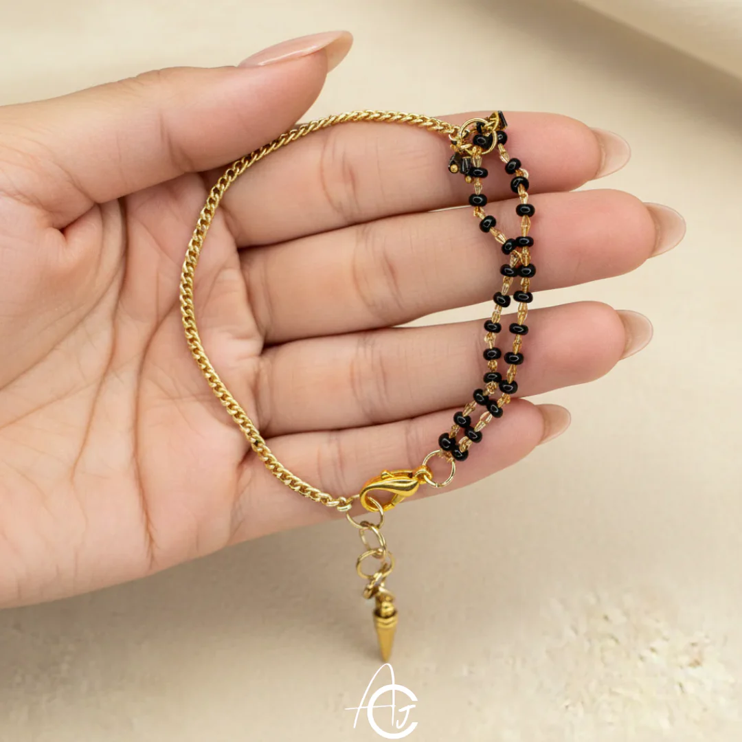 Roshni Mangalsutra Bracelet : Handmade - Image 4