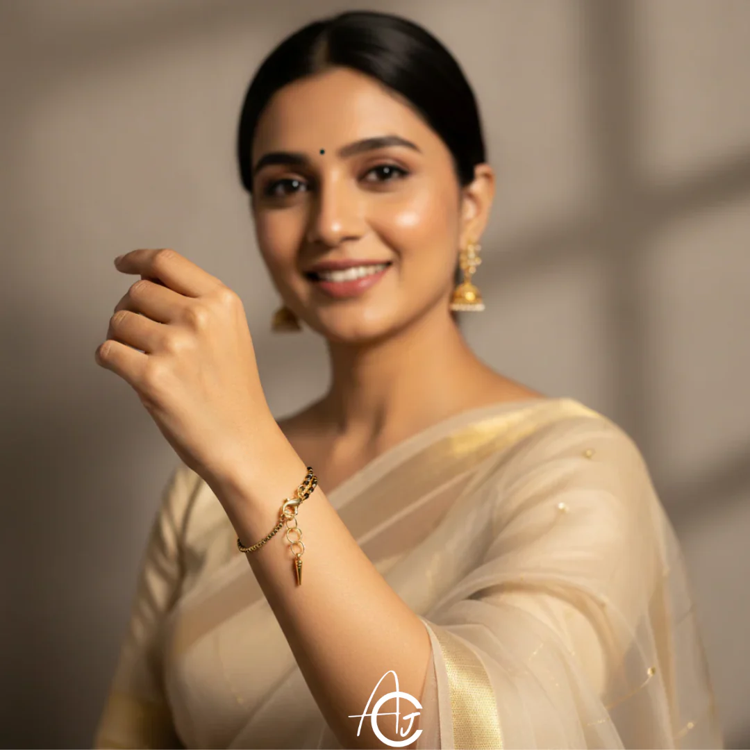 Roshni Mangalsutra Bracelet : Handmade - Image 5