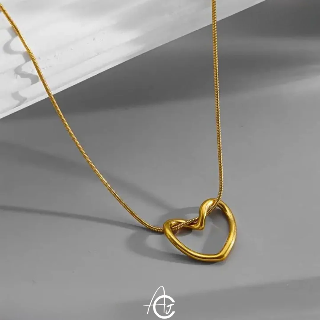 Open Heart Necklace - Image 4