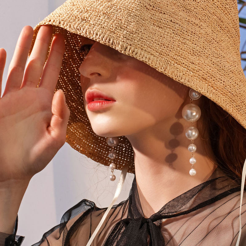 Pearl Dangle Earrings - Image 6