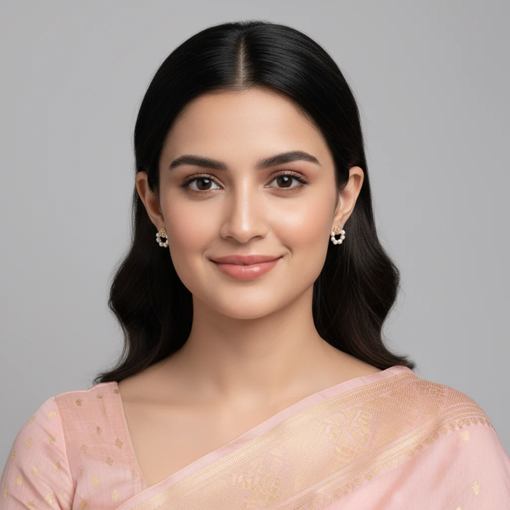 Pearl Flower Earring - Image 4