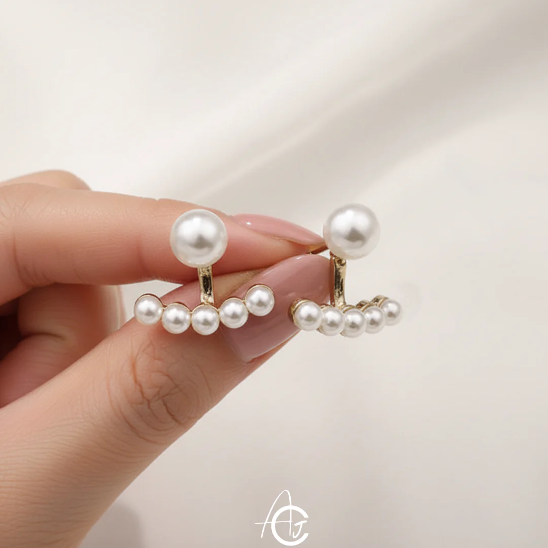 Pearl Earrings - Image 3