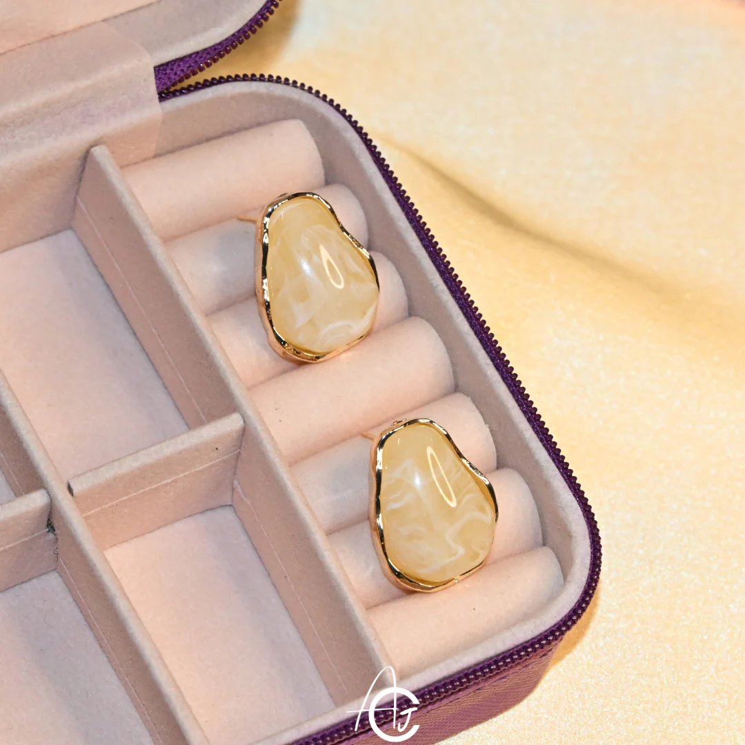 Semi Precious Stone Earrings - Image 3