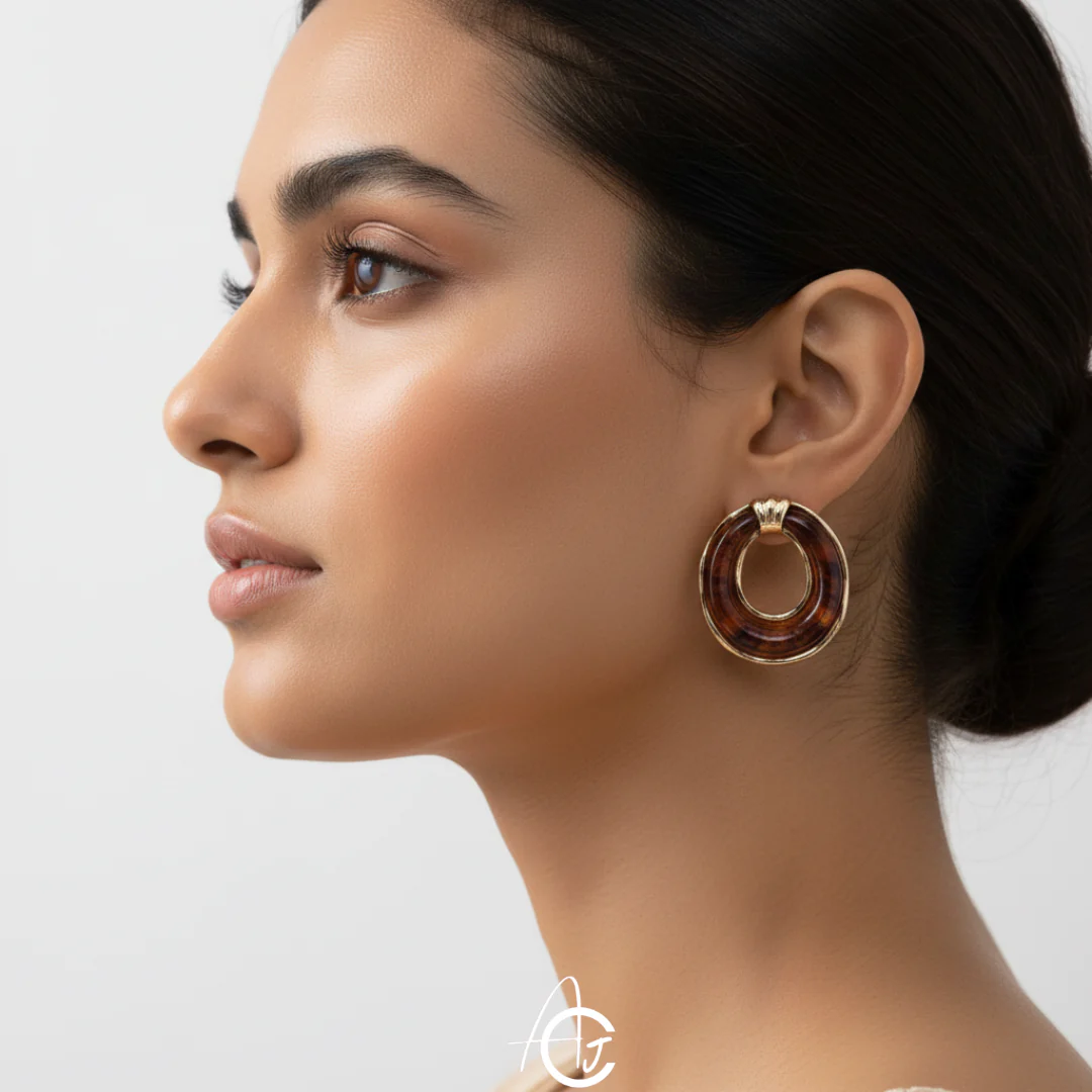 Semi Precious Stone Earrings - Image 2