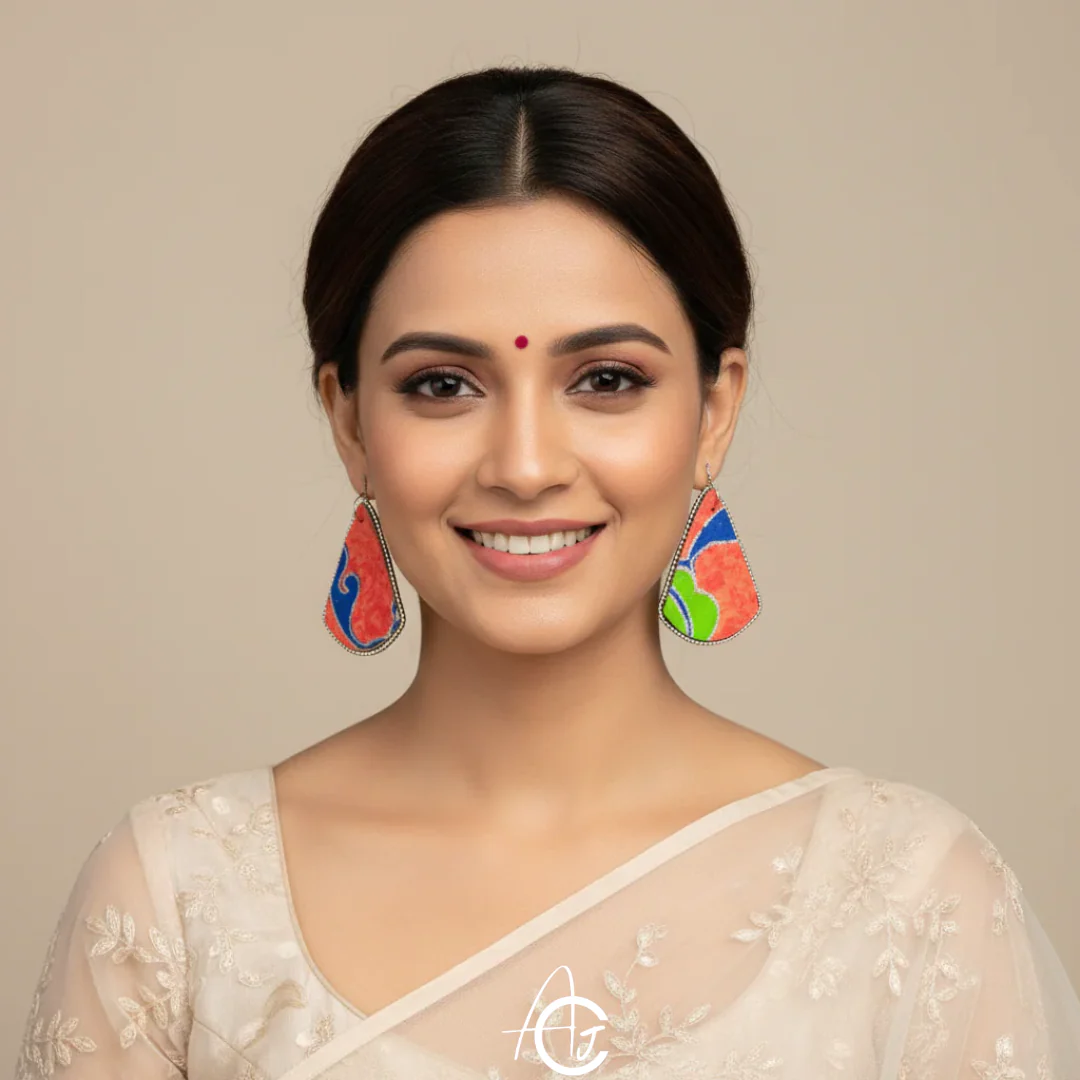 Statement Earrings : Handmade - Image 2