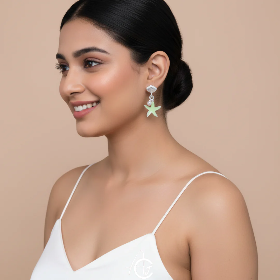 Star And Shell Earrings - Image 3