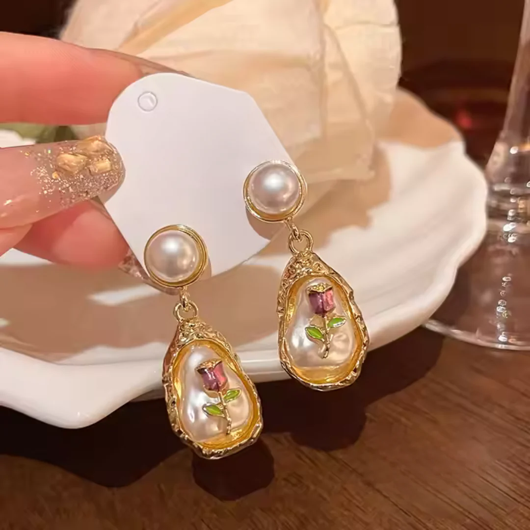 Statement Drop Earrings - Image 6