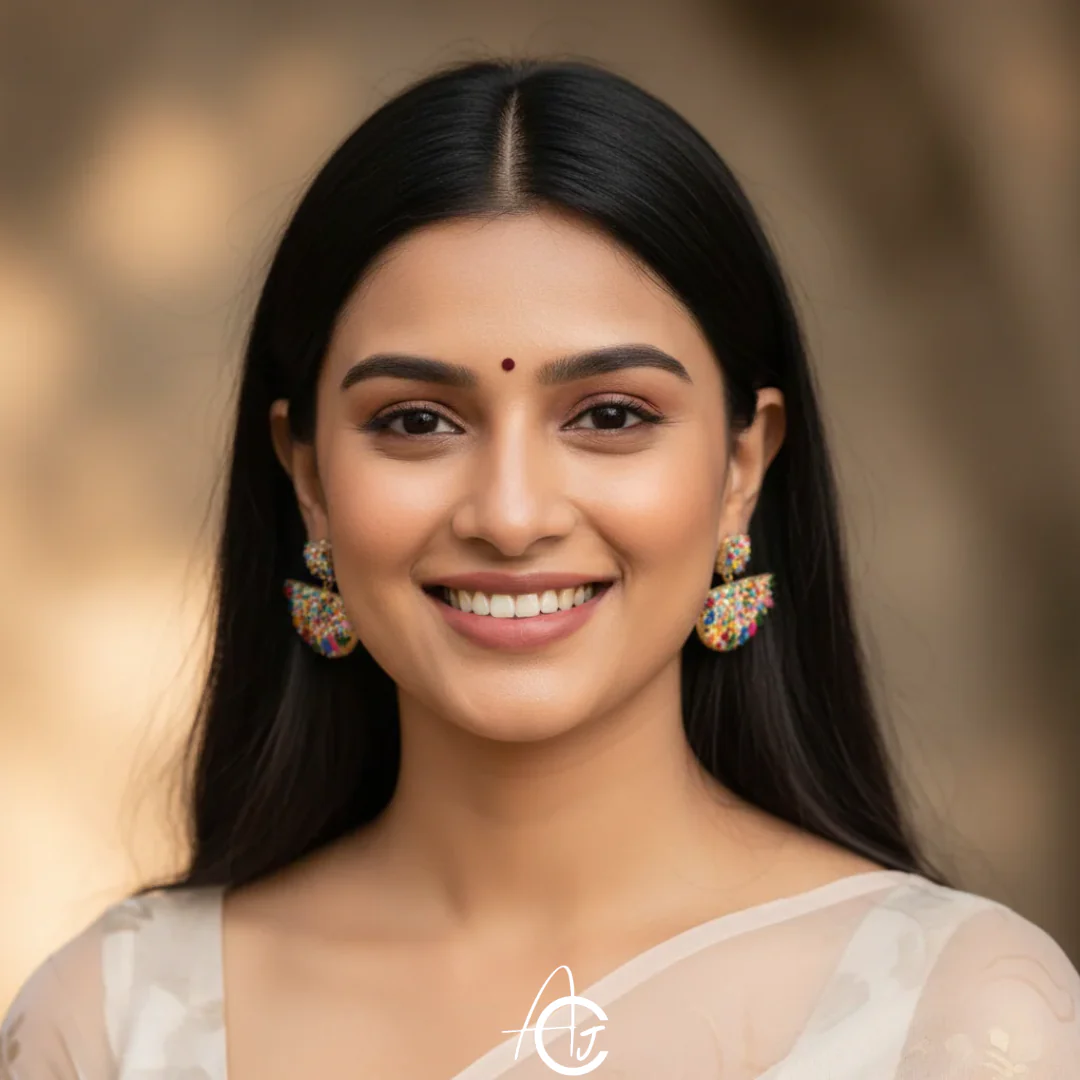 Beads Earrings : Handmade - Image 3