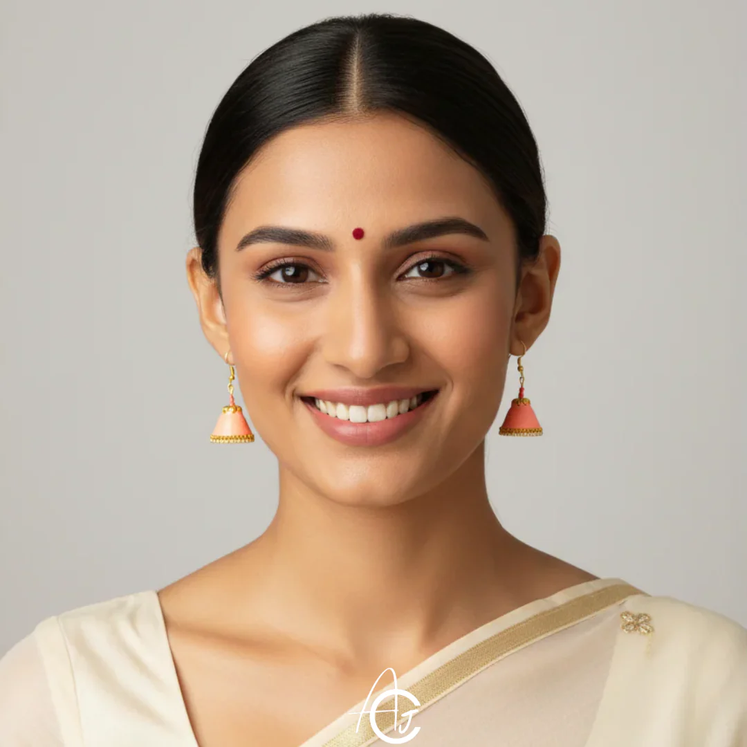 Statement  Jhumka : Handmade - Image 3